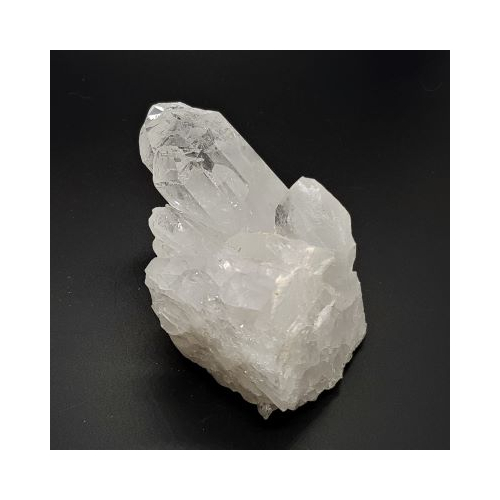 medium size quartz cluster 1 side view