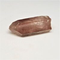 small plum quartz point 1 reverse side