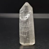 Small rutilated quartz polished tower 1 upright