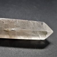 Small rutilated quartz polished tower 2 close up of point