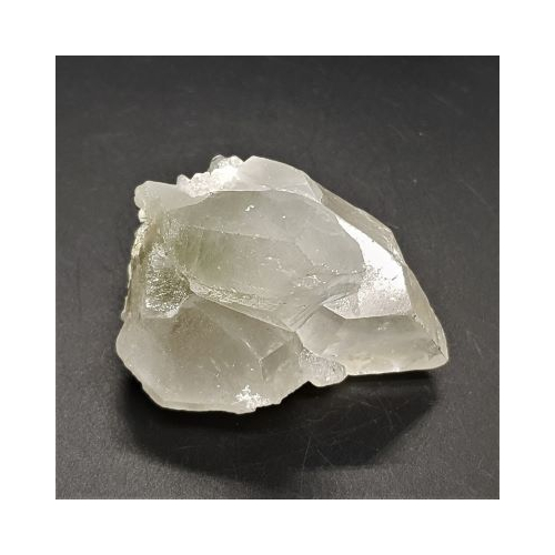 quartz point with byssolite 5 side view