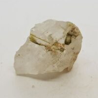 small piece of quartz with green tourmaline 1