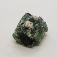 natural crystal of green cat's eye tourmaline 2 reverse side