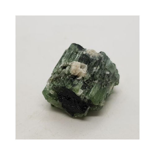 natural crystal of green cat's eye tourmaline 2 reverse side