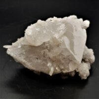 apophyllite and calcite cluster second side view