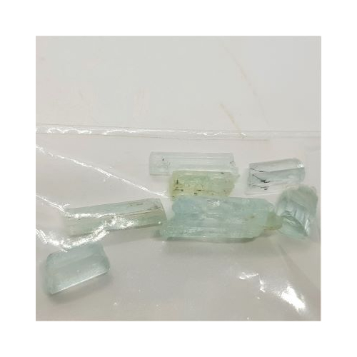 pack of small aquamarine crystals 3
