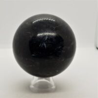 arfvedsonite sphere on plastic cone stand 3