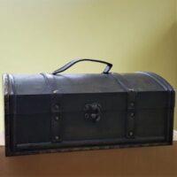 wooden box with domed lid 2