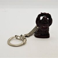 mini red buddha on a keyring