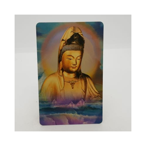 quan yin laminated card image
