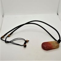 jade on thong pendant