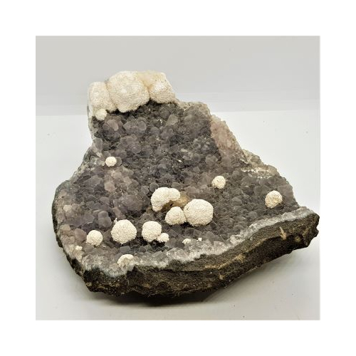 large piece of chalcedony on matrix with okenite and mordenite 2
