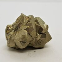 pyrite cube with small cubes attached 1