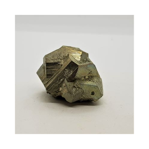 pyrite cube with small cubes attached 3
