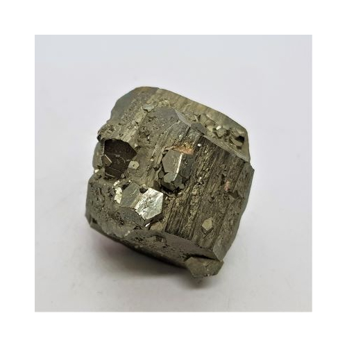 pyrite cube with small cubes attached 8