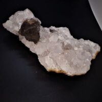quartz and black tourmaline cluster 1