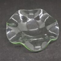 wavy edge replacement glass for oil burner