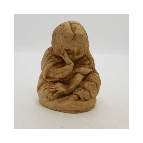small girl incense stick holder front view