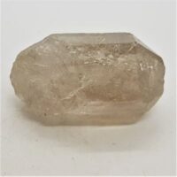 smokey quartz and rutile point side view