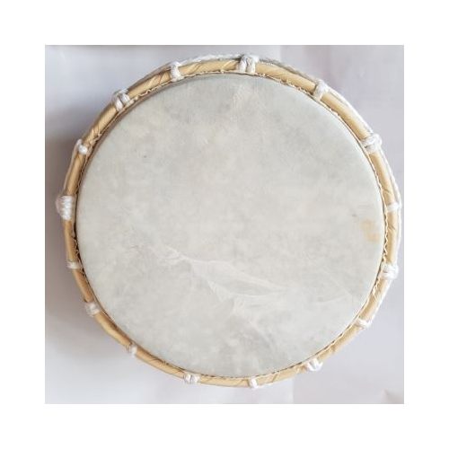 small shamanic style drum top view