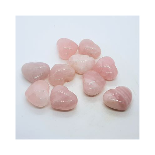 rose quartz hearts