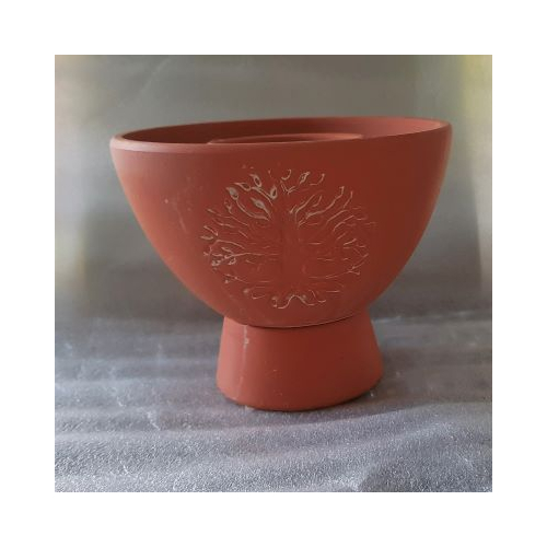 smudge bowl tree of life terracotta