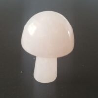 rose quartz mini mushroom