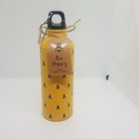 metal water bottle bee design