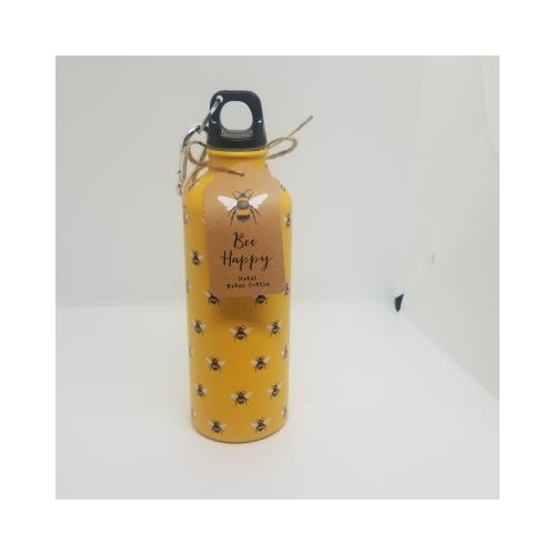 metal water bottle bee design