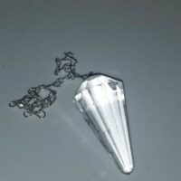 quartz faceted pendulum