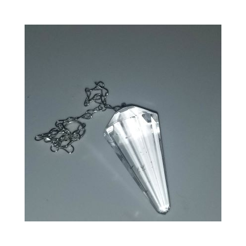 quartz faceted pendulum