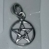 silver pentacle pendant