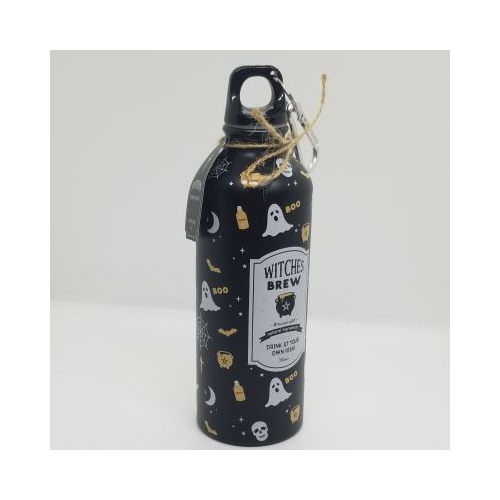 metal water bottle witches brew
