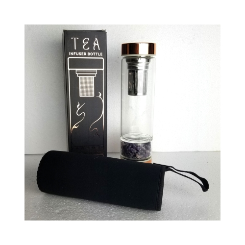 Amethyst tea infuser jar