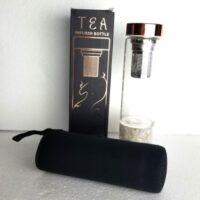 Clear quartz tea infuser jar
