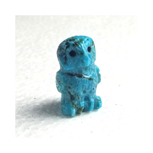 turquoise zuni fetish owl