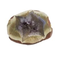agate slice with amethyst