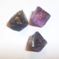 fluorite octahedra dark mauve