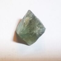 fluorite octahedron dark green